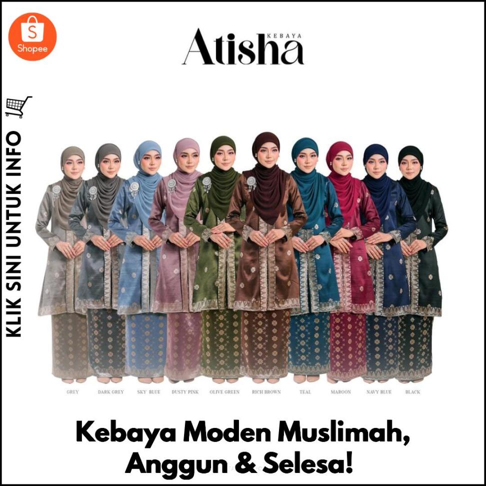 Kebaya Moden Muslimah, Anggun & Selesa!