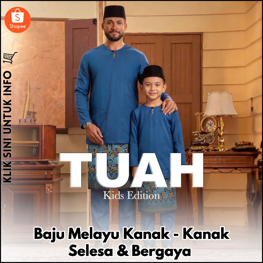 Baju Melayu Kanak-Kanak Selesa & Bergaya