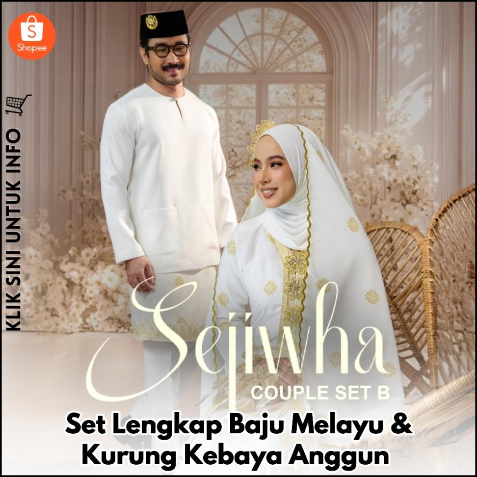 Set Lengkap Baju Melayu & Kurung Kebaya Anggun