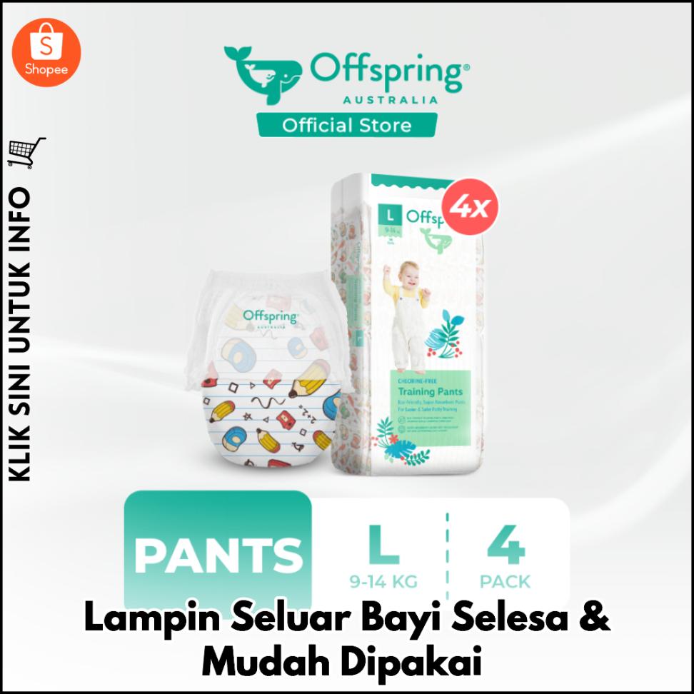 Lampin Seluar Bayi Selesa & Mudah Dipakai