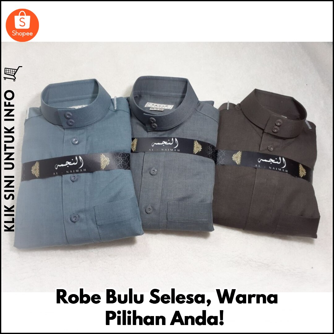 Robe Bulu Selesa, Warna Pilihan Anda!