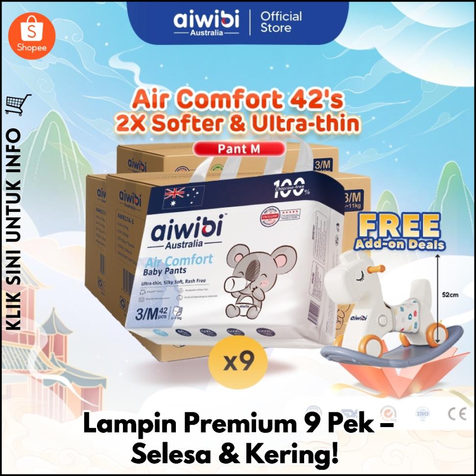 Lampin Premium 9 Pek – Selesa & Kering!