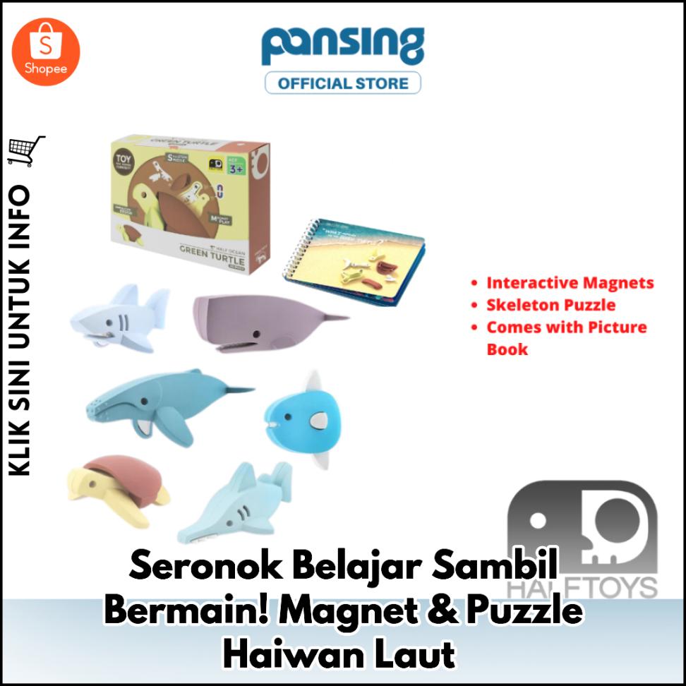 Seronok Belajar Sambil Bermain! Magnet & Puzzle Haiwan Laut