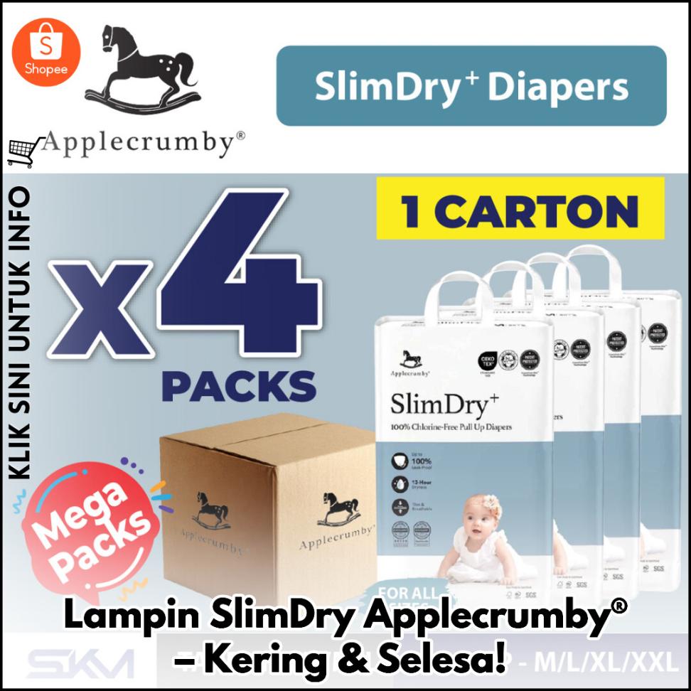 Lampin SlimDry Applecrumby® – Kering & Selesa!
