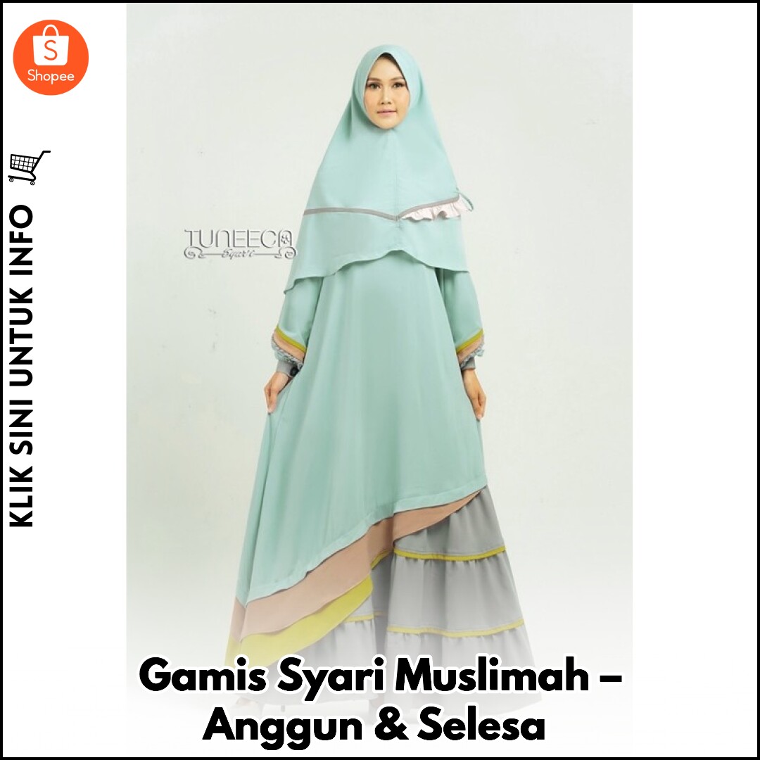 Gamis Syari Muslimah – Anggun & Selesa