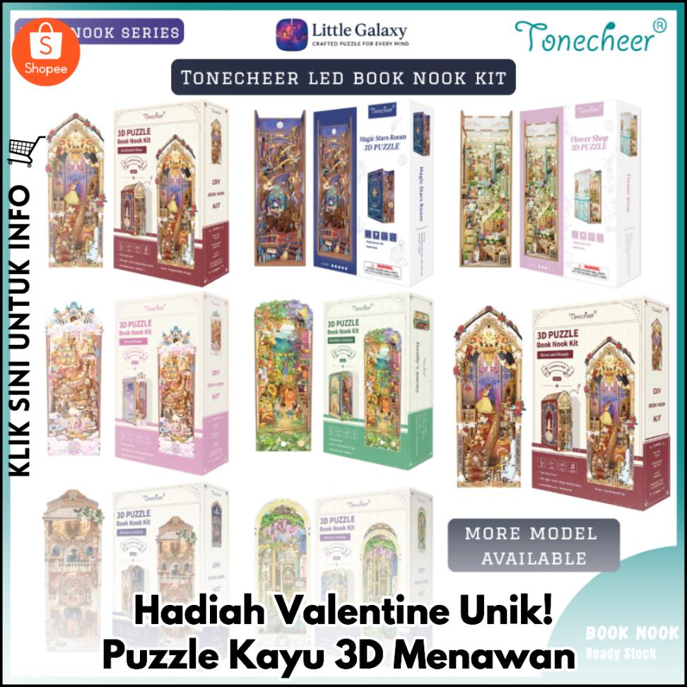 Hadiah Valentine Unik! Puzzle Kayu 3D Menawan