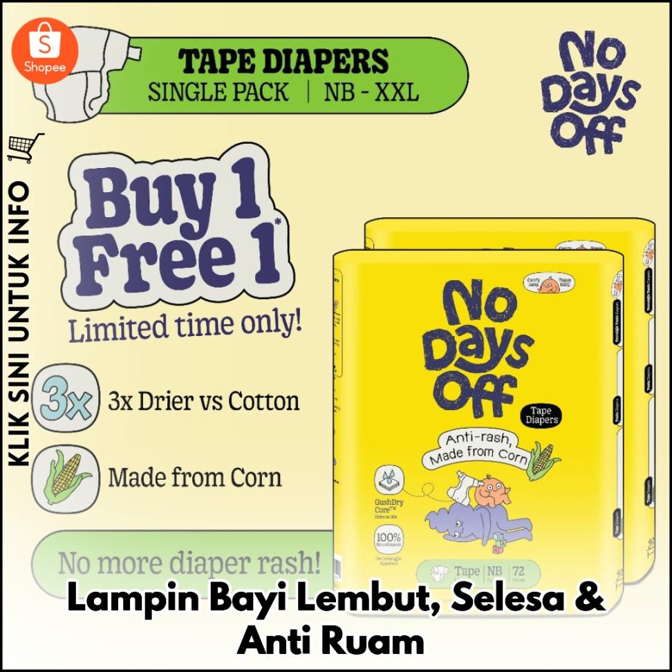 Lampin Bayi Lembut, Selesa & Anti Ruam