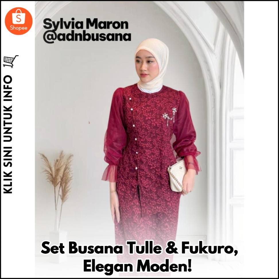 Set Busana Tulle & Fukuro, Elegan Moden!