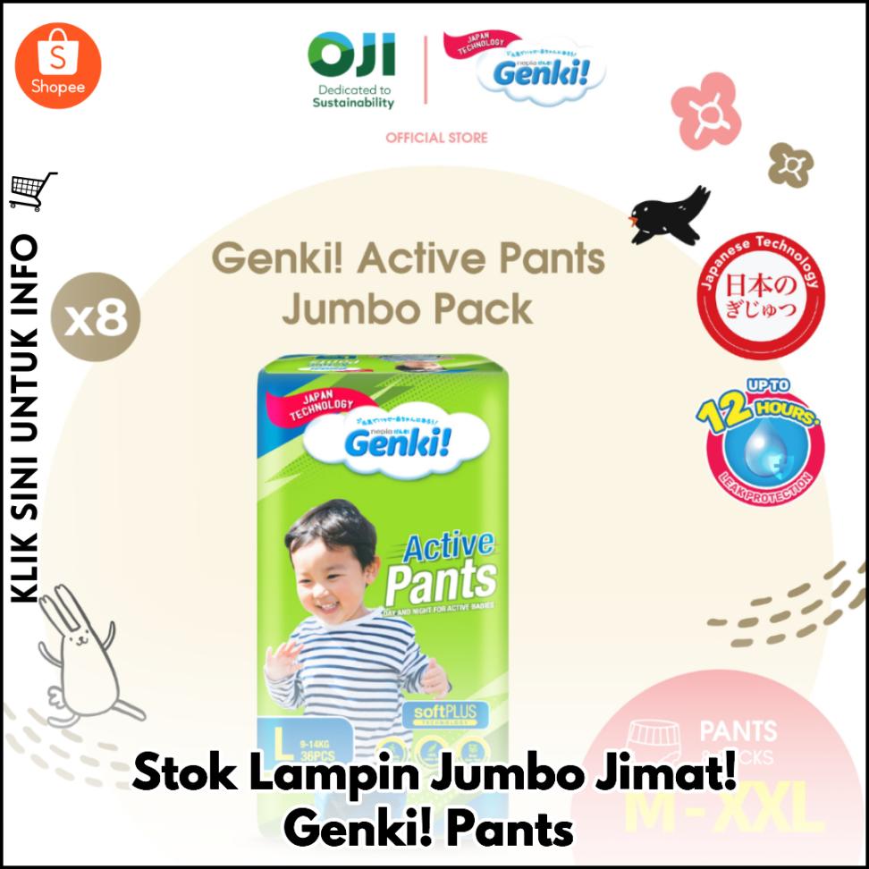 Stok Lampin Jumbo Jimat! Genki! Pants