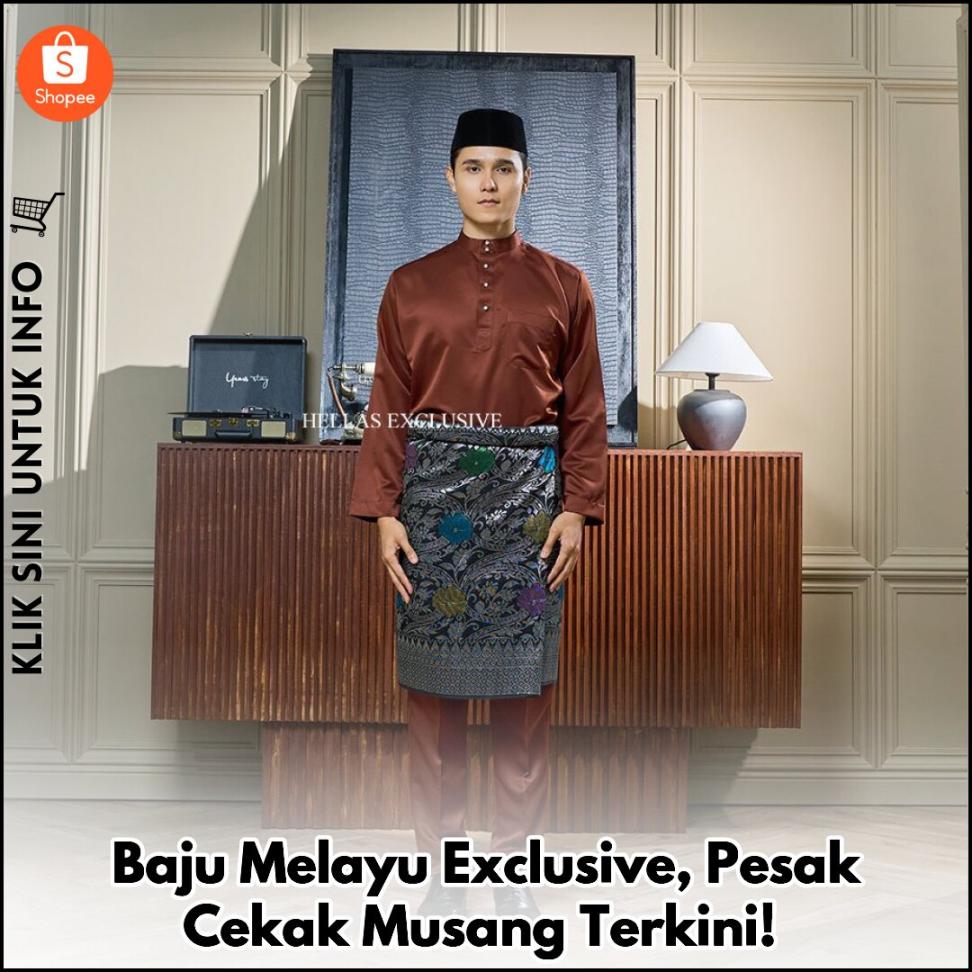 Baju Melayu Exclusive, Pesak Cekak Musang Terkini!