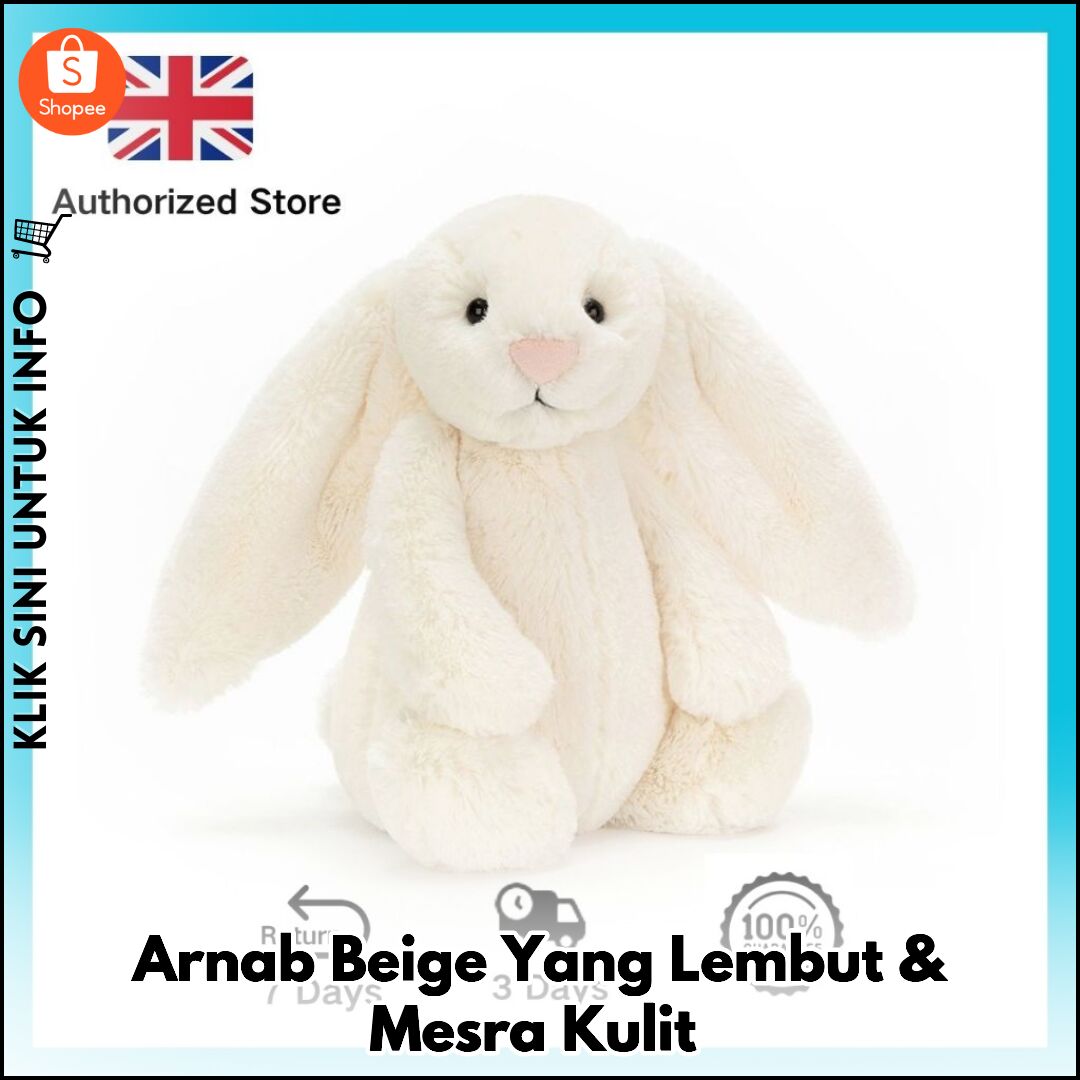 Arnab Beige Yang Lembut & Mesra Kulit