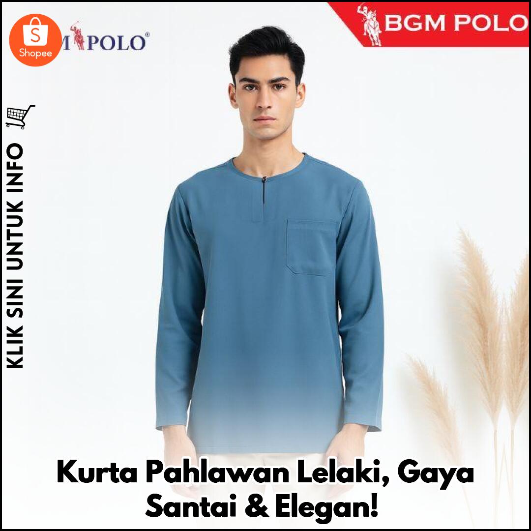 Kurta Pahlawan Lelaki, Gaya Santai & Elegan!