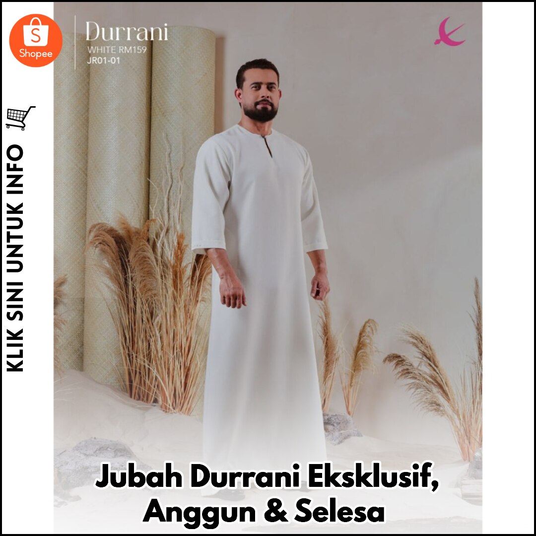 Jubah Eksklusif, Gaya Elegan & Selesa