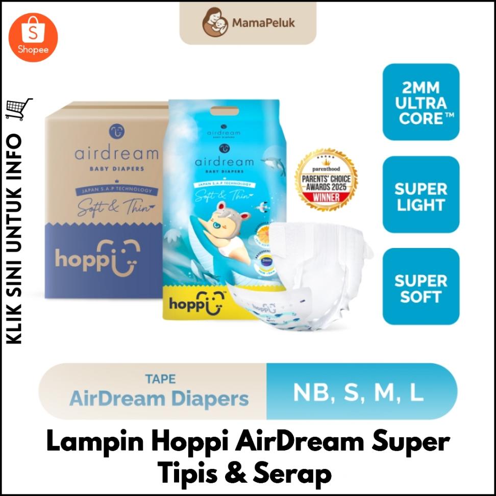 Lampin Hoppi AirDream Super Tipis & Serap