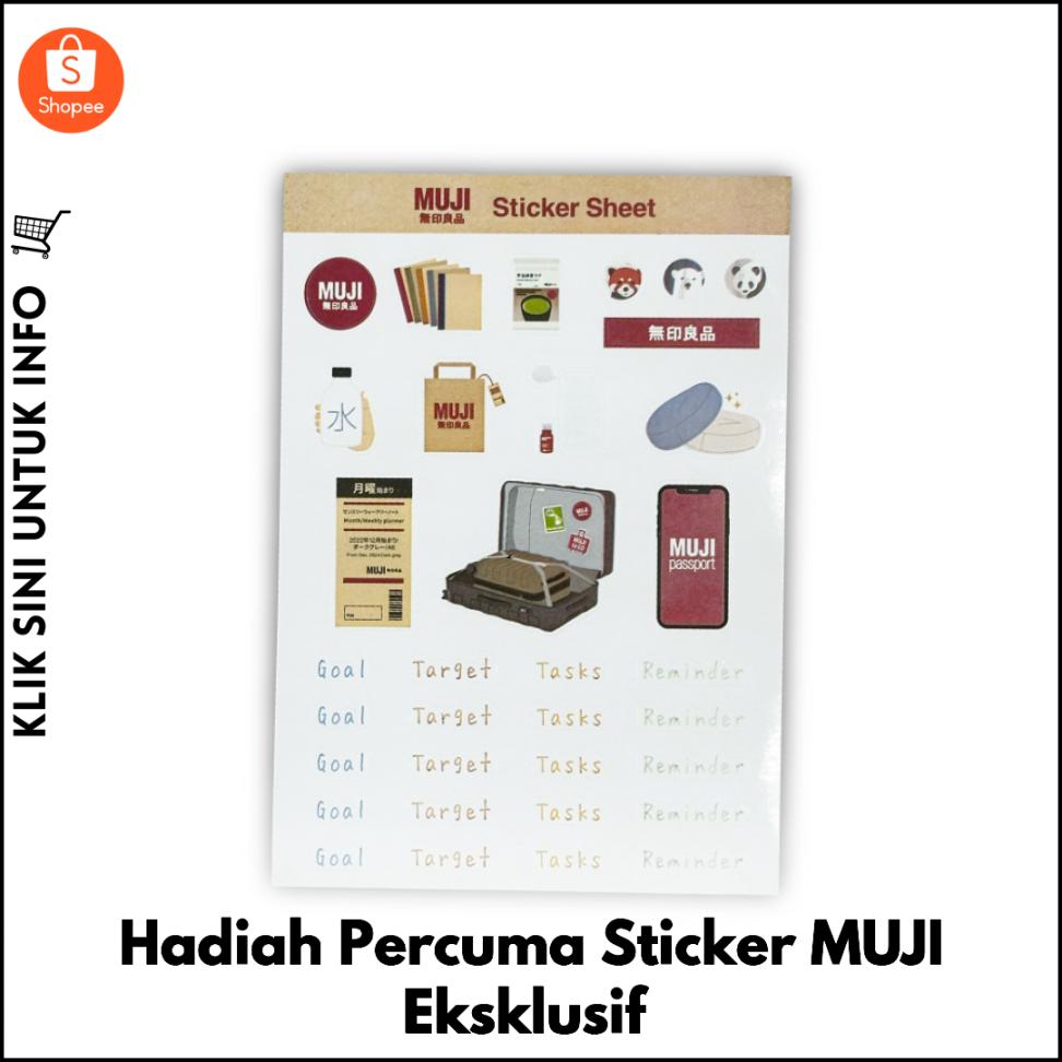 Hadiah Percuma Sticker MUJI Eksklusif