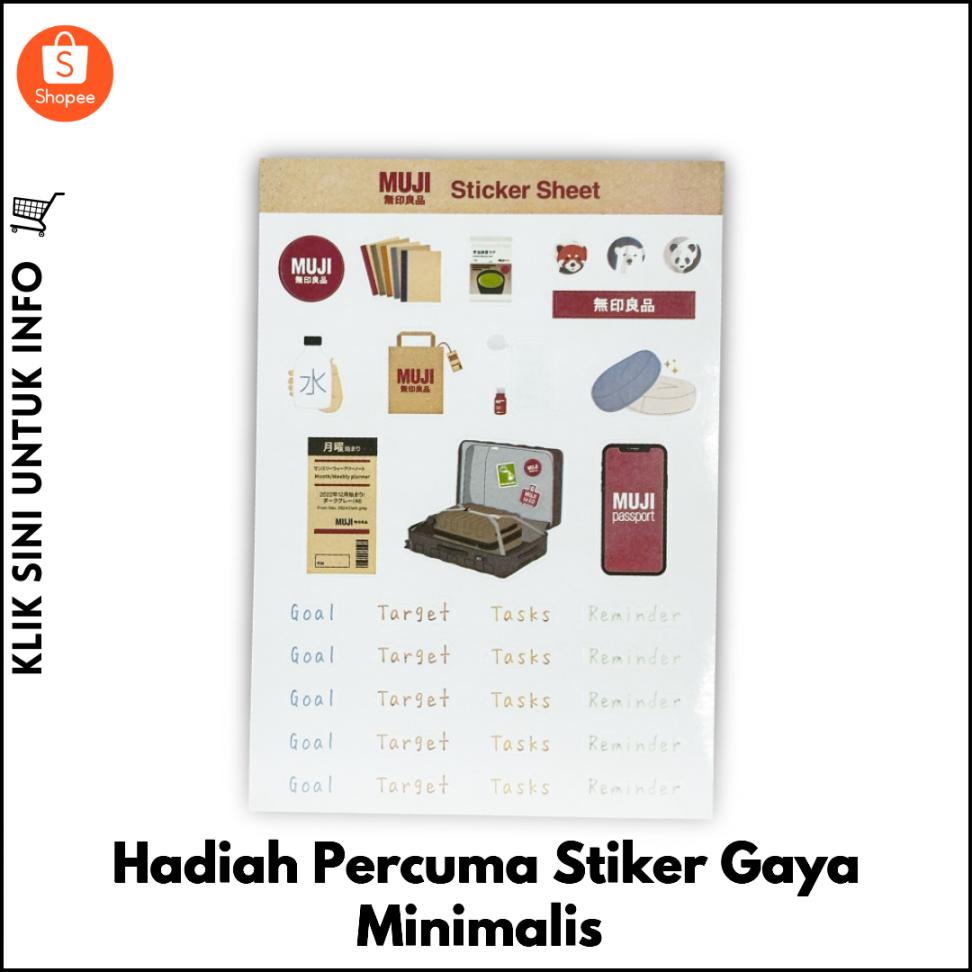 Hadiah Percuma Stiker Gaya Minimalis