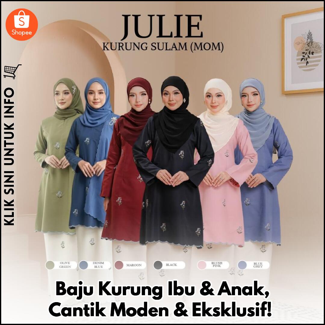 Baju Kurung Ibu & Anak, Cantik Moden & Eksklusif!