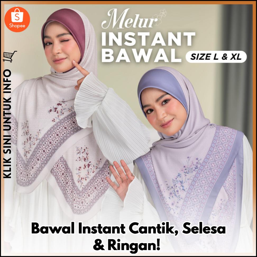Bawal Instant Cantik, Selesa & Ringan!