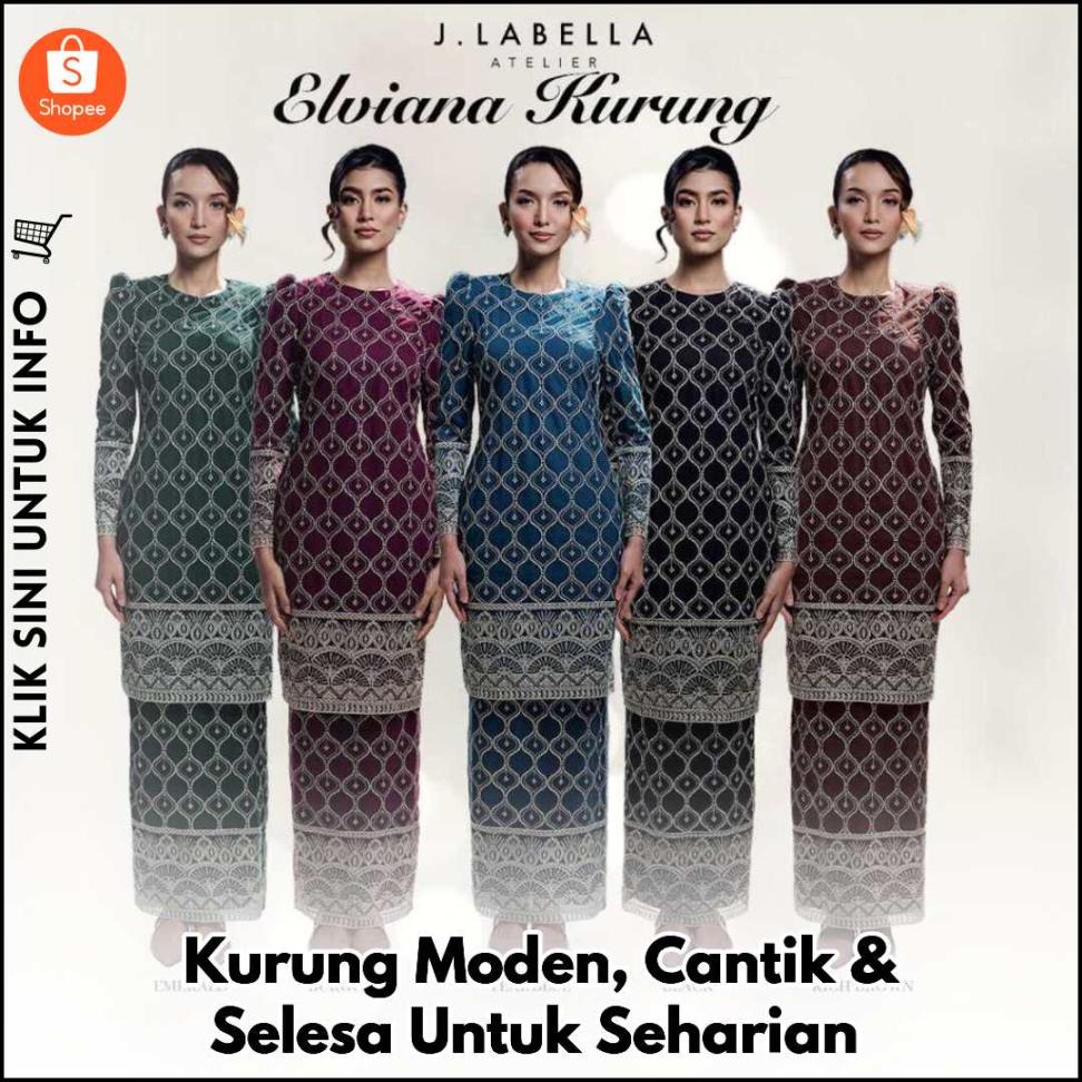 Kurung Moden, Cantik & Selesa Untuk Seharian