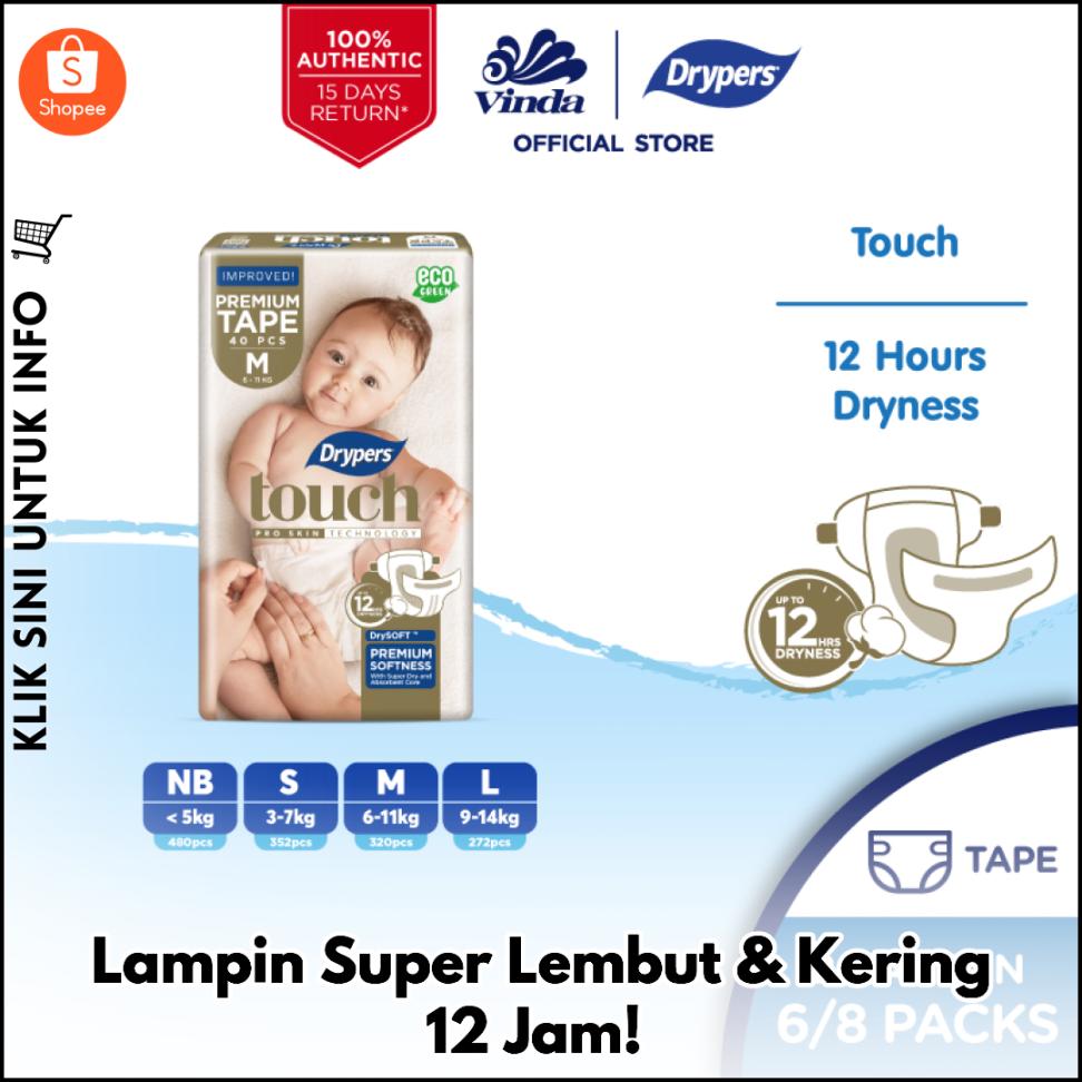 Lampin Super Lembut, Kering 12 Jam!