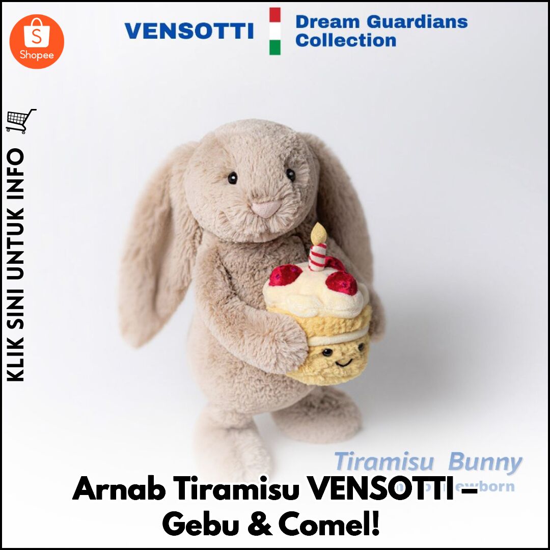 Arnab Tiramisu VENSOTTI – Gebu & Comel!