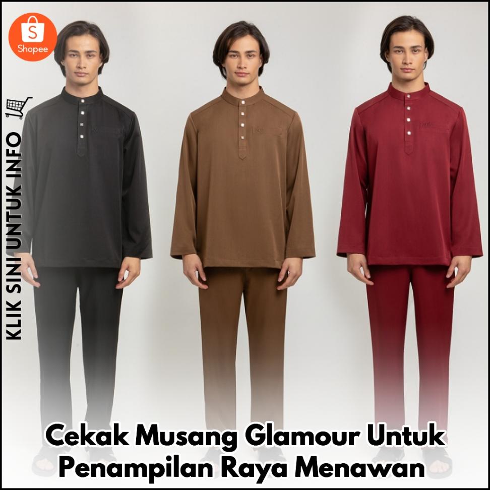 Cekak Musang Glamour Untuk Penampilan Raya Menawan