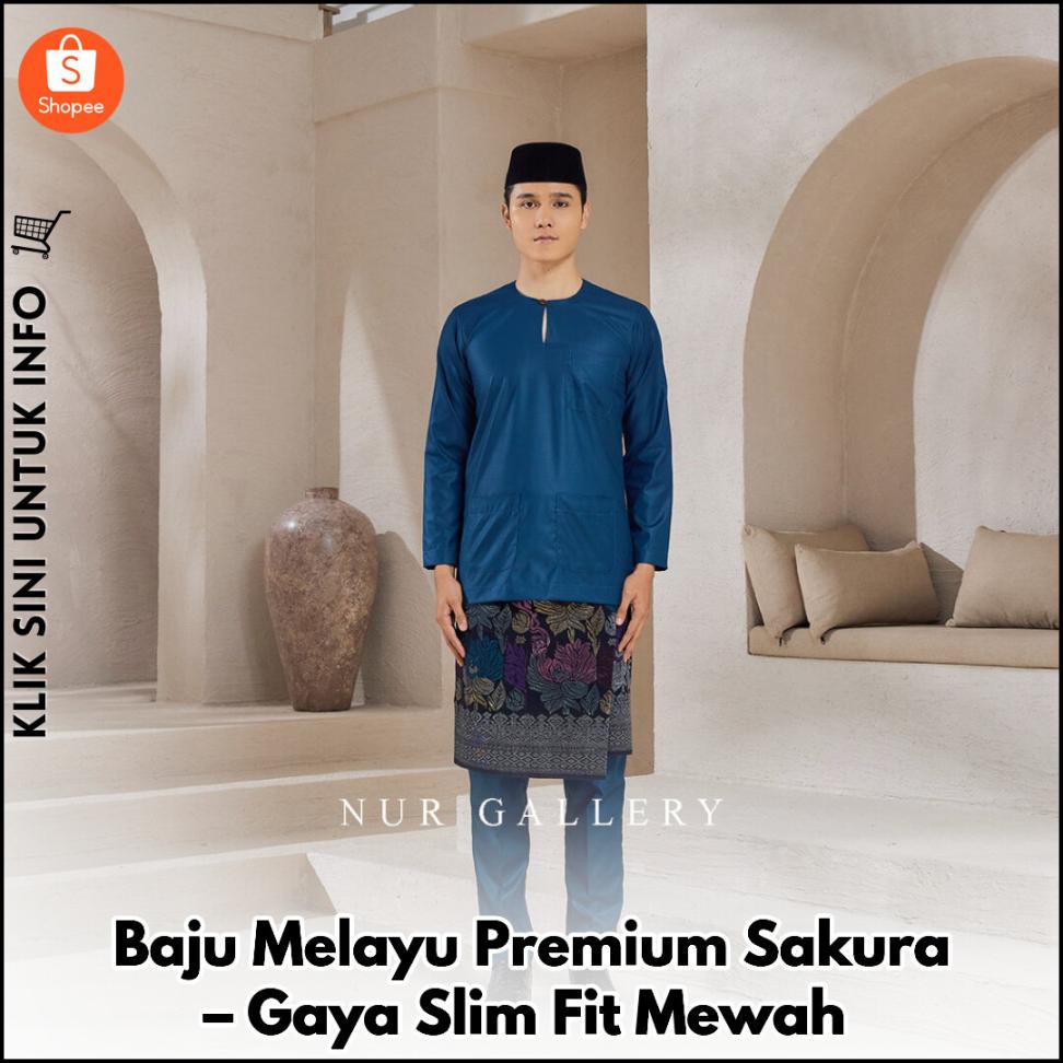 Baju Melayu Premium Cotton, Santai & Bergaya