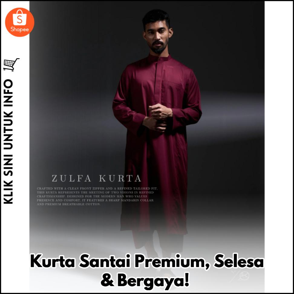 Kurta Santai Premium, Selesa & Bergaya!