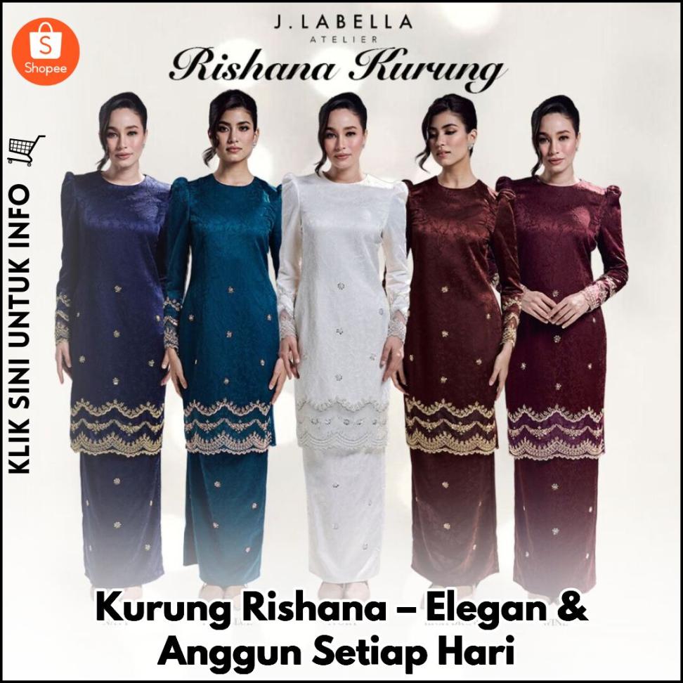 Kurung Rishana – Elegan & Anggun Setiap Hari