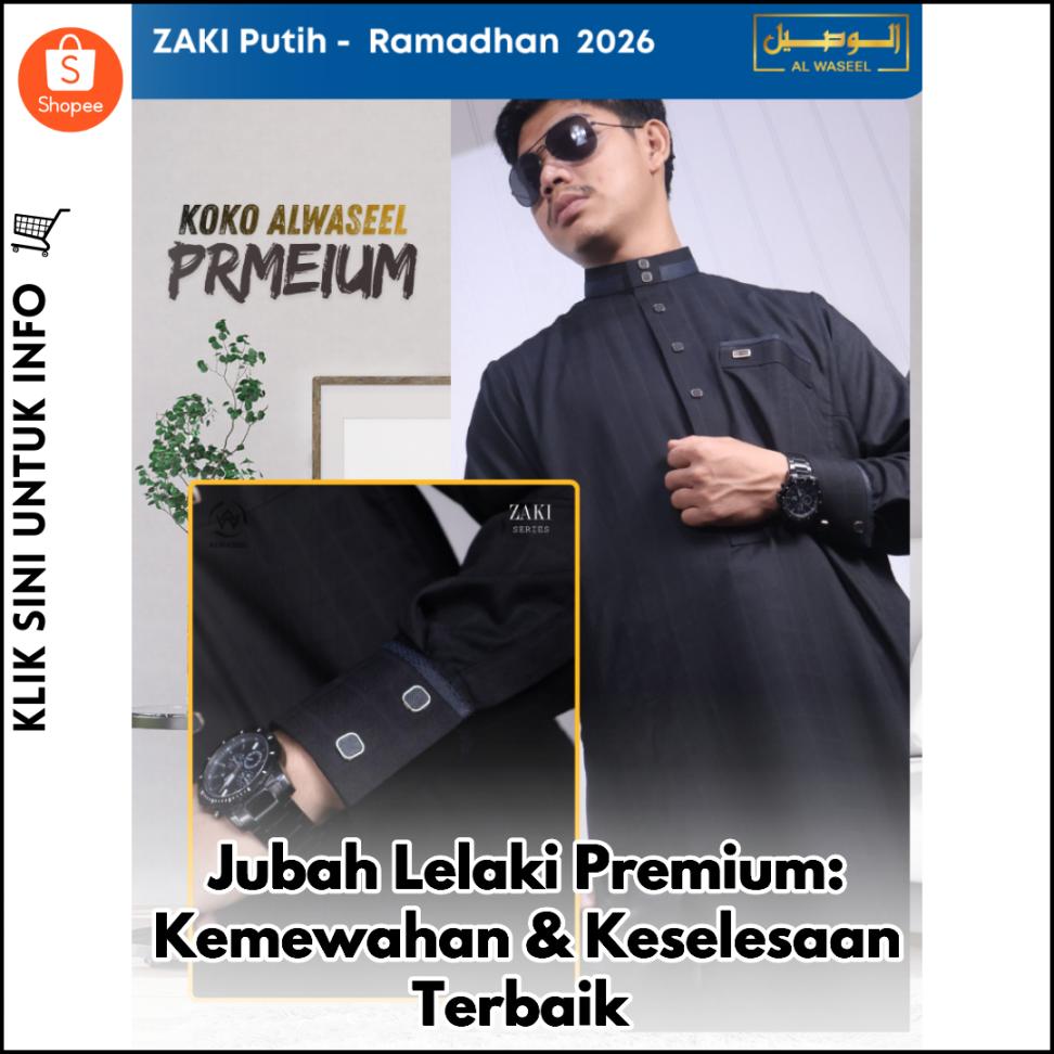 Jubah Lelaki Premium: Kemewahan & Keselesaan Terbaik