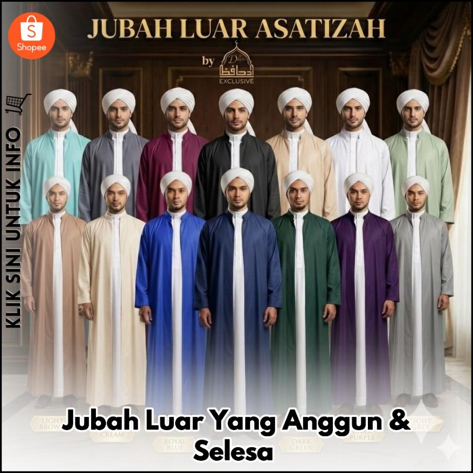 Jubah Luar Yang Anggun & Selesa