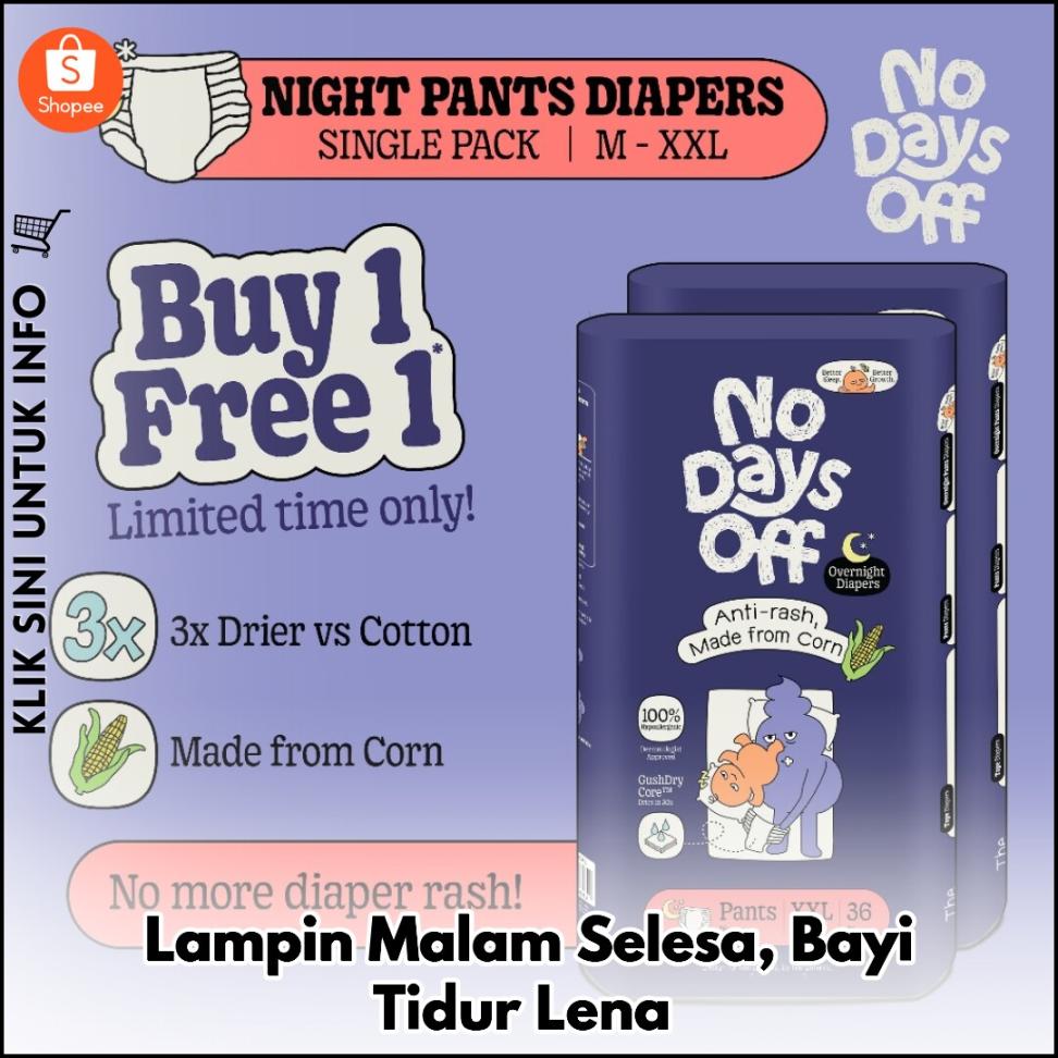 Lampin Malam Selesa, Bayi Tidur Lena