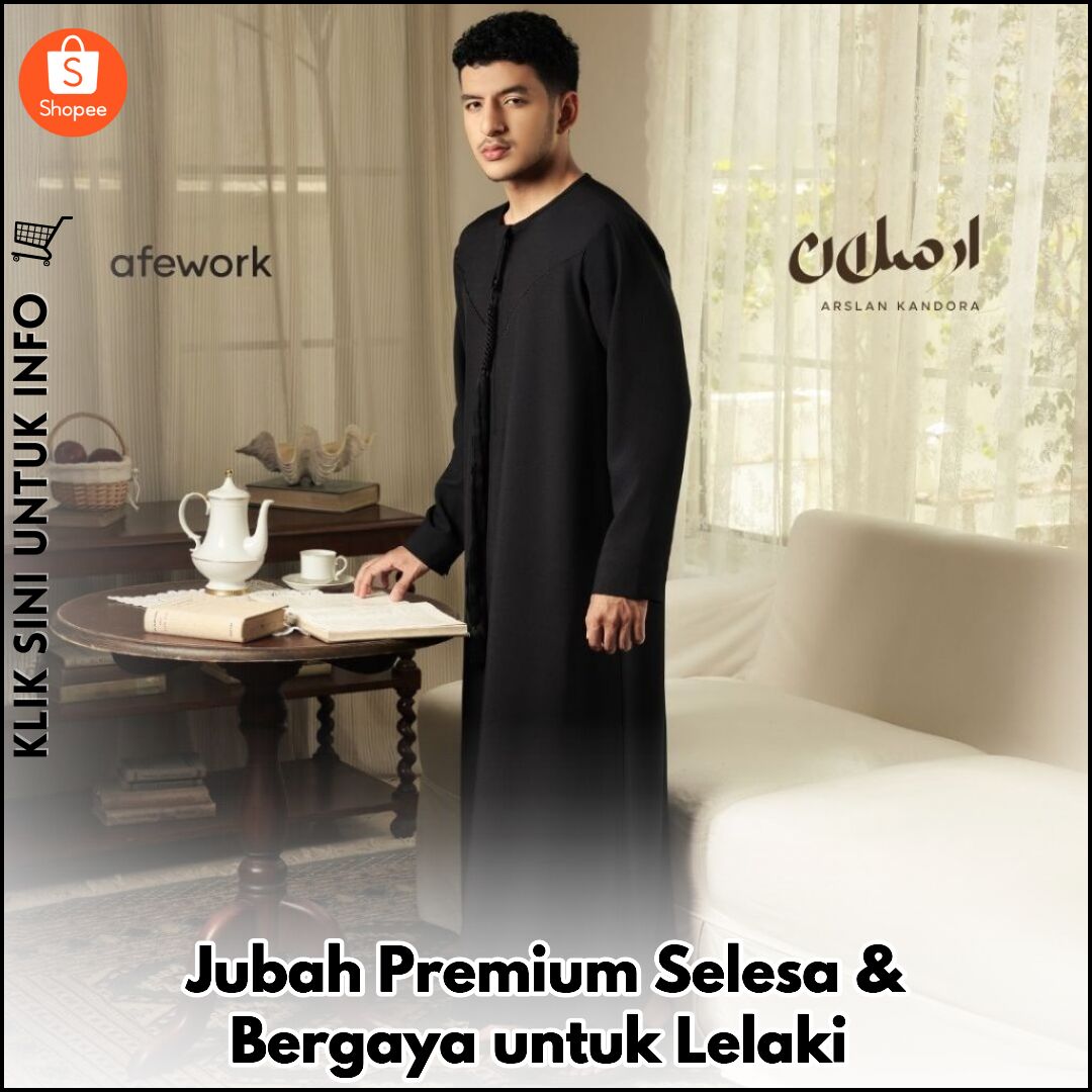 Jubah Premium Selesa & Bergaya untuk Lelaki