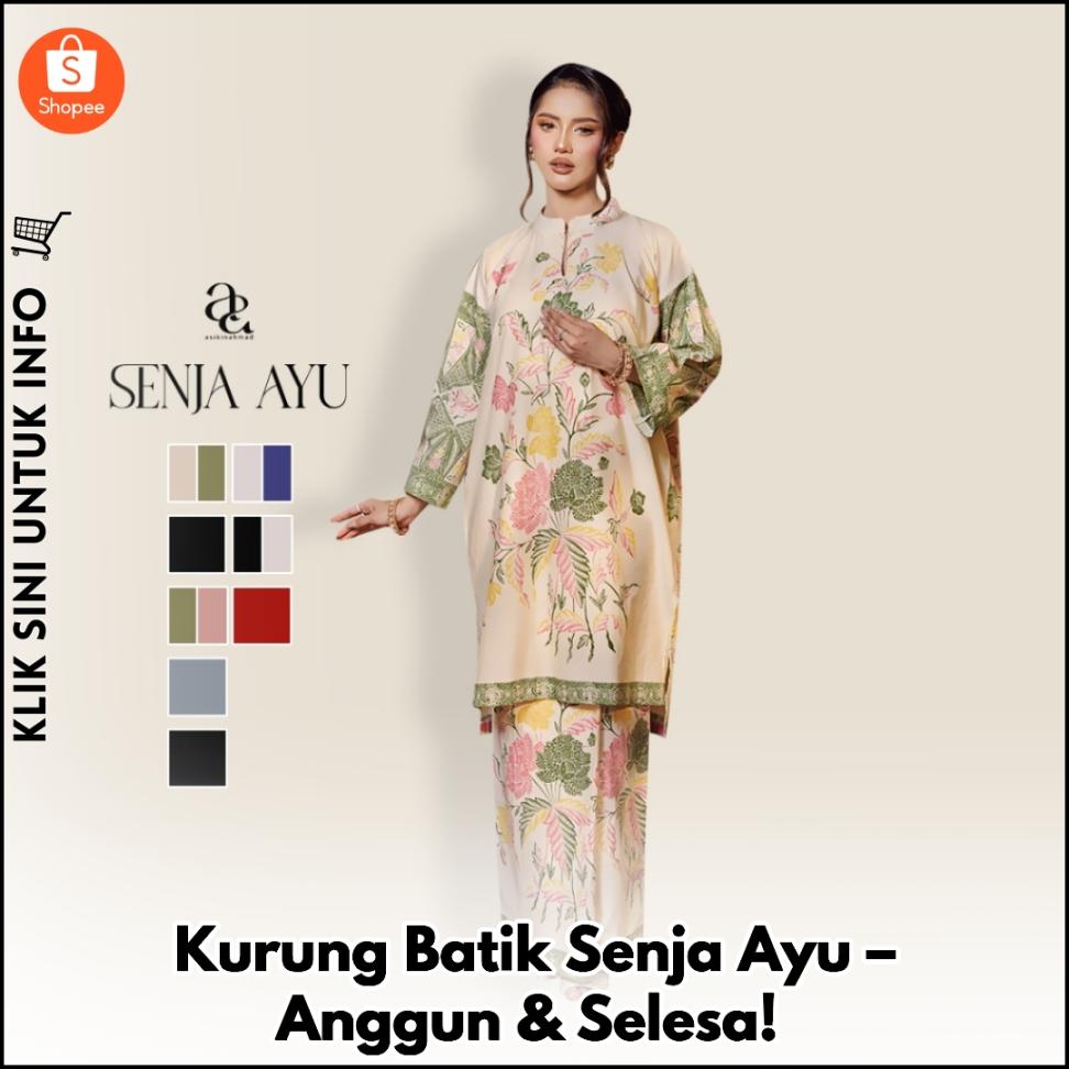 Kurung Batik Senja Ayu – Anggun & Selesa!