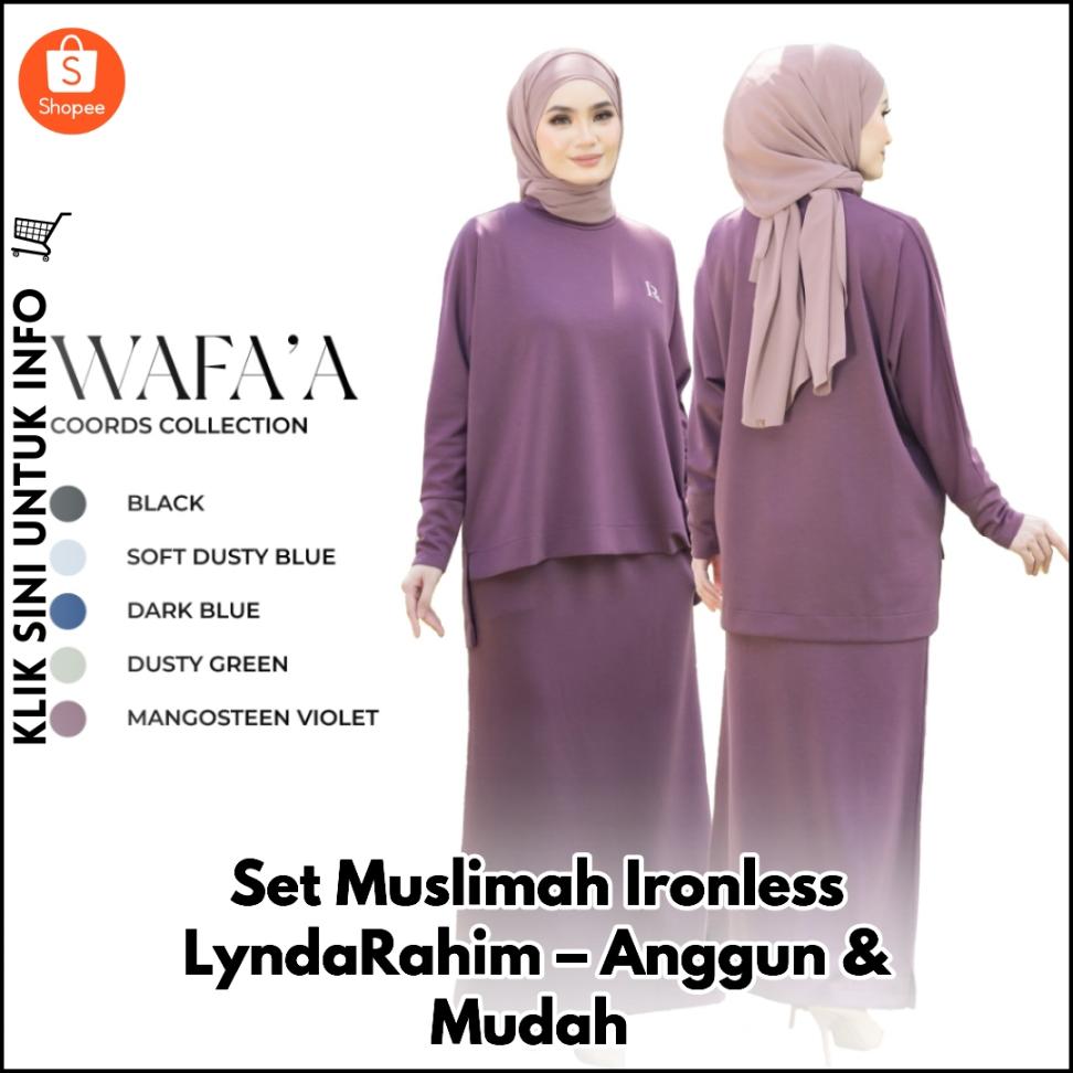 Set Muslimah Ironless LyndaRahim – Anggun & Mudah