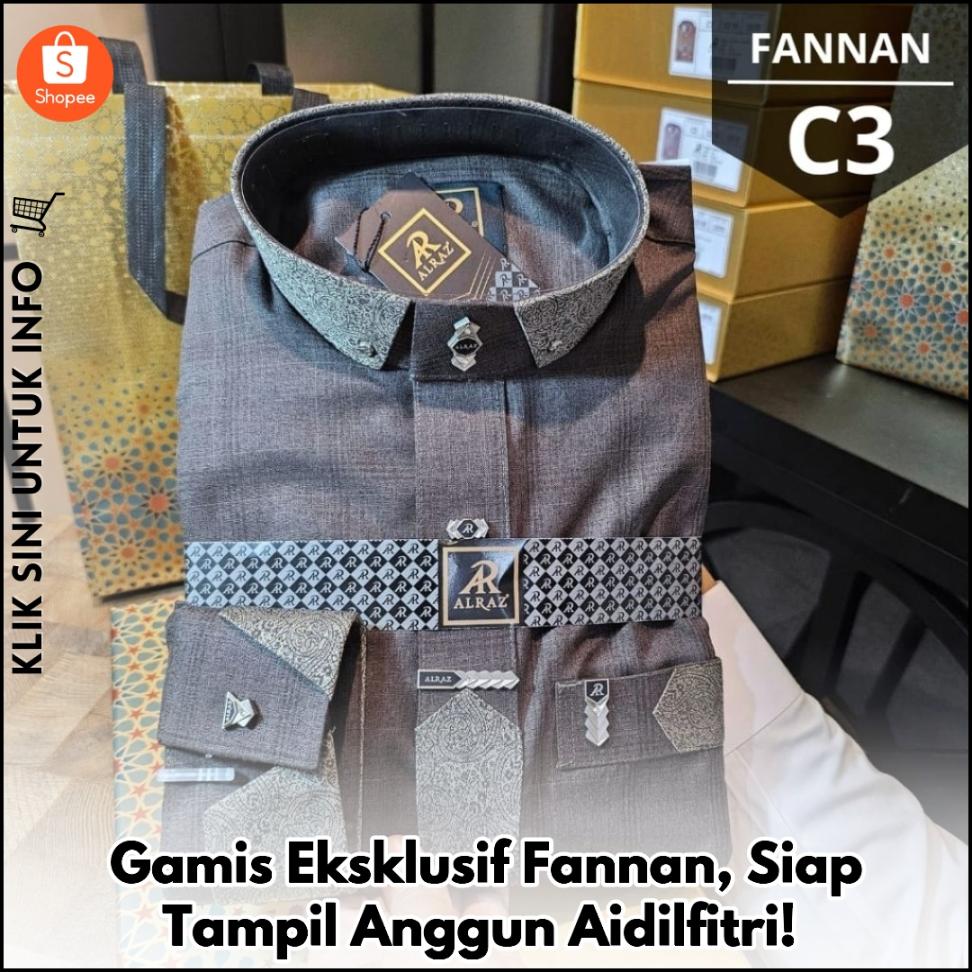 Gamis Eksklusif Fannan, Siap Tampil Anggun Aidilfitri!