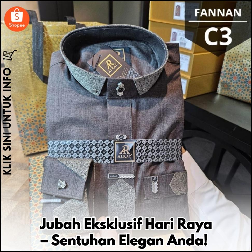 Jubah Eksklusif Hari Raya – Sentuhan Elegan Anda!