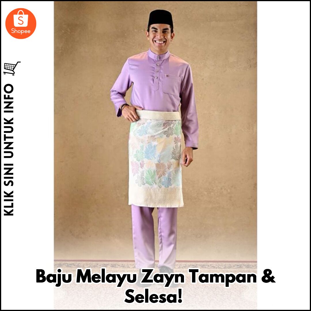 Baju Melayu Zayn Tampan & Selesa!