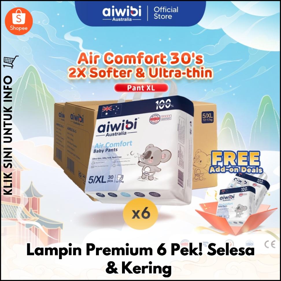 Lampin Premium 6 Pek! Selesa & Kering