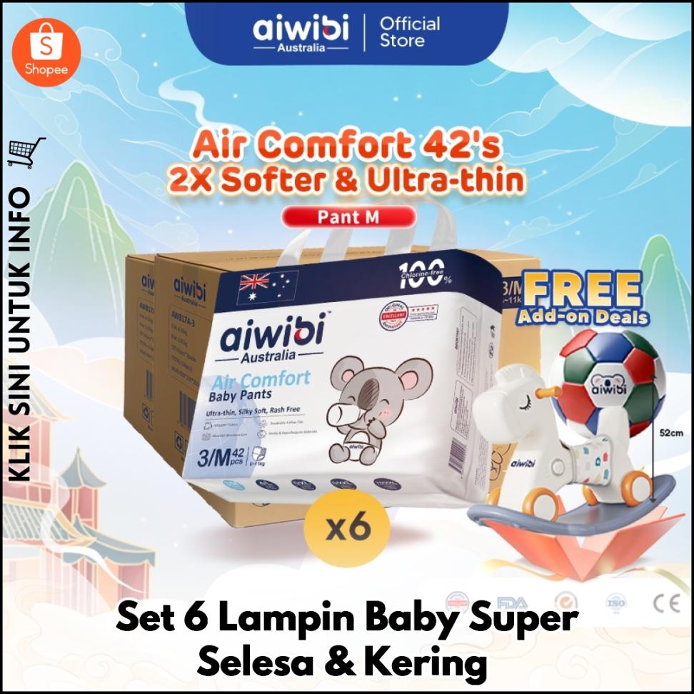 Set 6 Lampin Baby Super Selesa & Kering