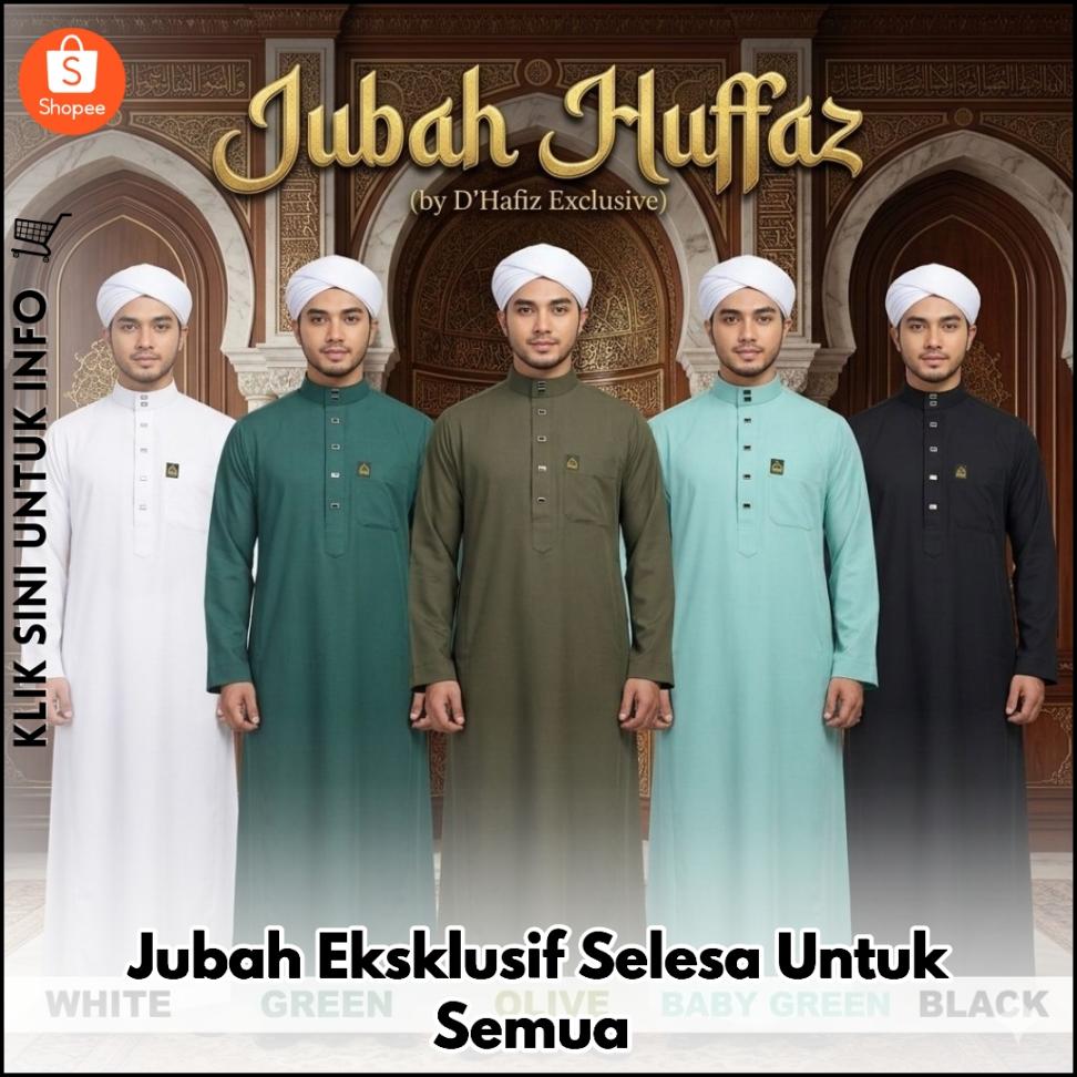 Jubah Eksklusif Selesa Untuk Semua