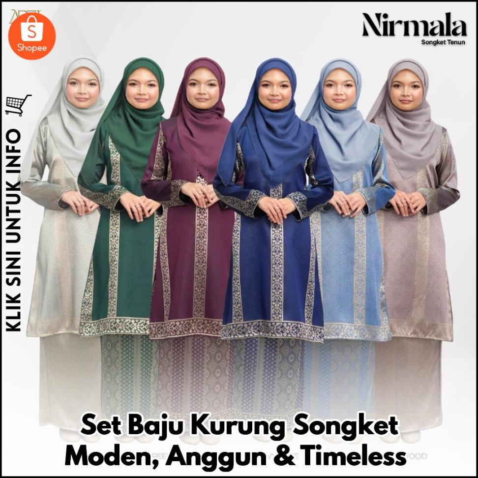 Set Baju Kurung Songket Moden, Anggun & Timeless