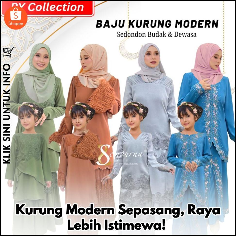 Kurung Modern Sepasang, Raya Lebih Istimewa!