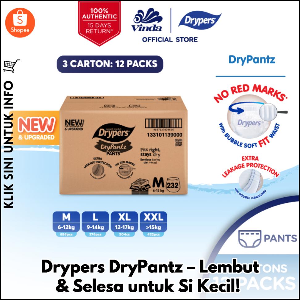 Drypers DryPantz – Lembut & Selesa untuk Si Kecil!