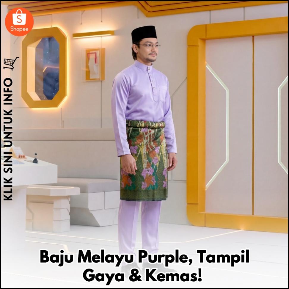 Baju Melayu Bulan Bintang – Anggun & Sempurna!