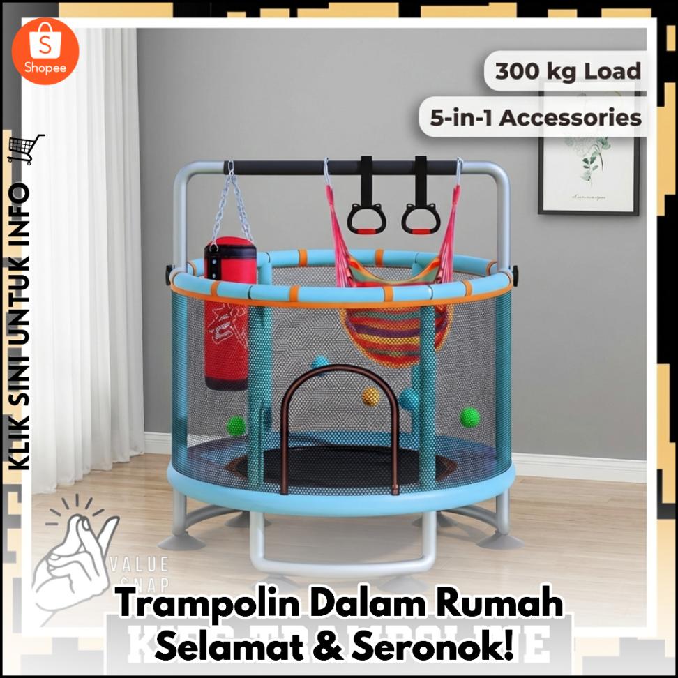 Trampolin Dalam Rumah Selamat & Seronok!