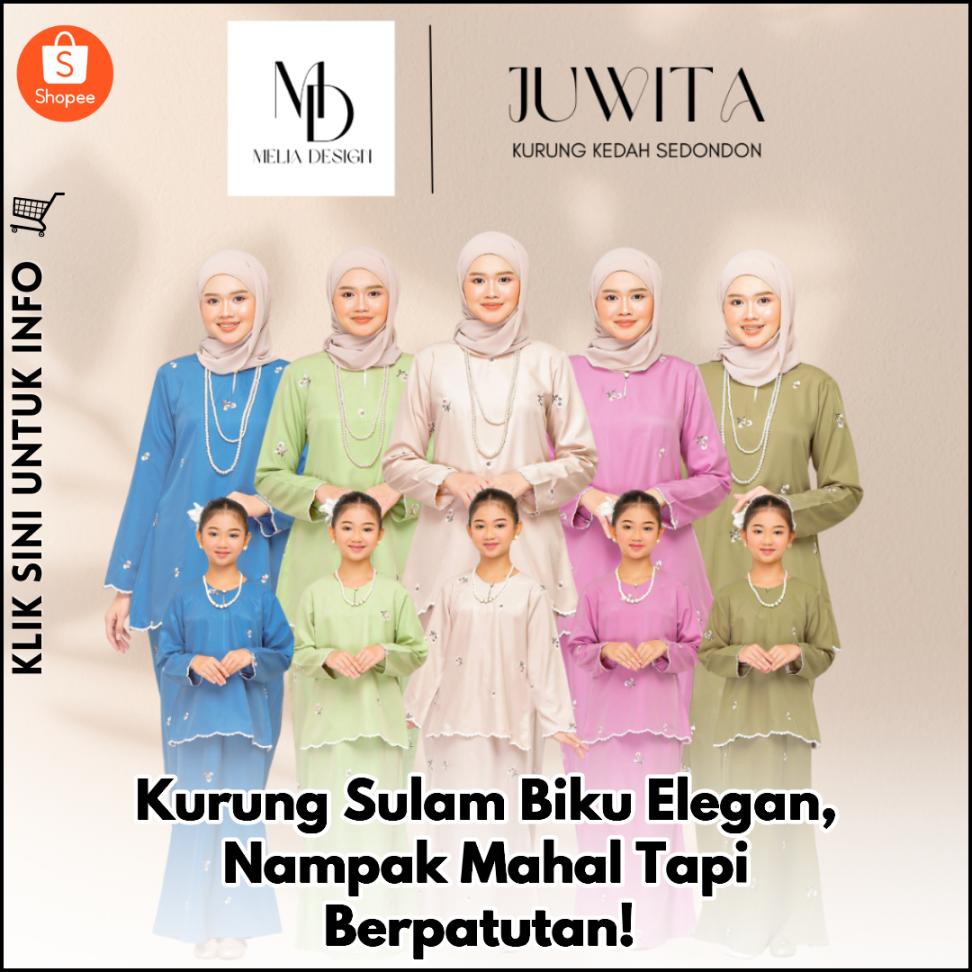 Kurung Sulam Biku Elegan, Nampak Mahal Tapi Berpatutan!