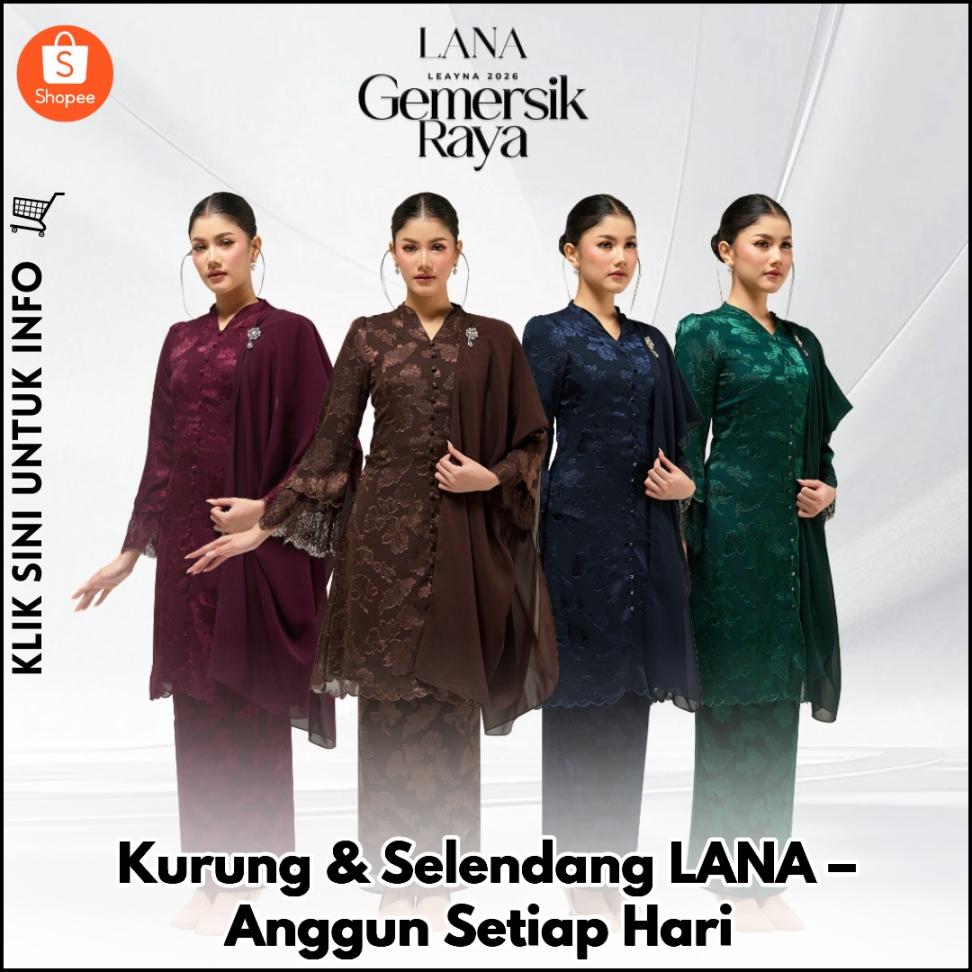 Kurung & Selendang Lana: Elegan & Serba Guna