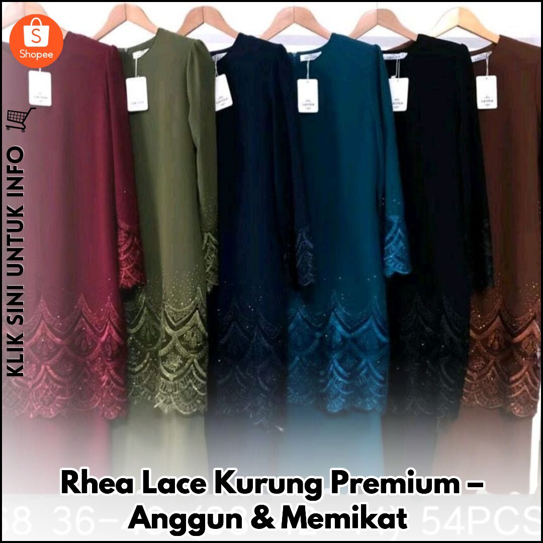 Rhea Lace Kurung Premium – Anggun & Memikat