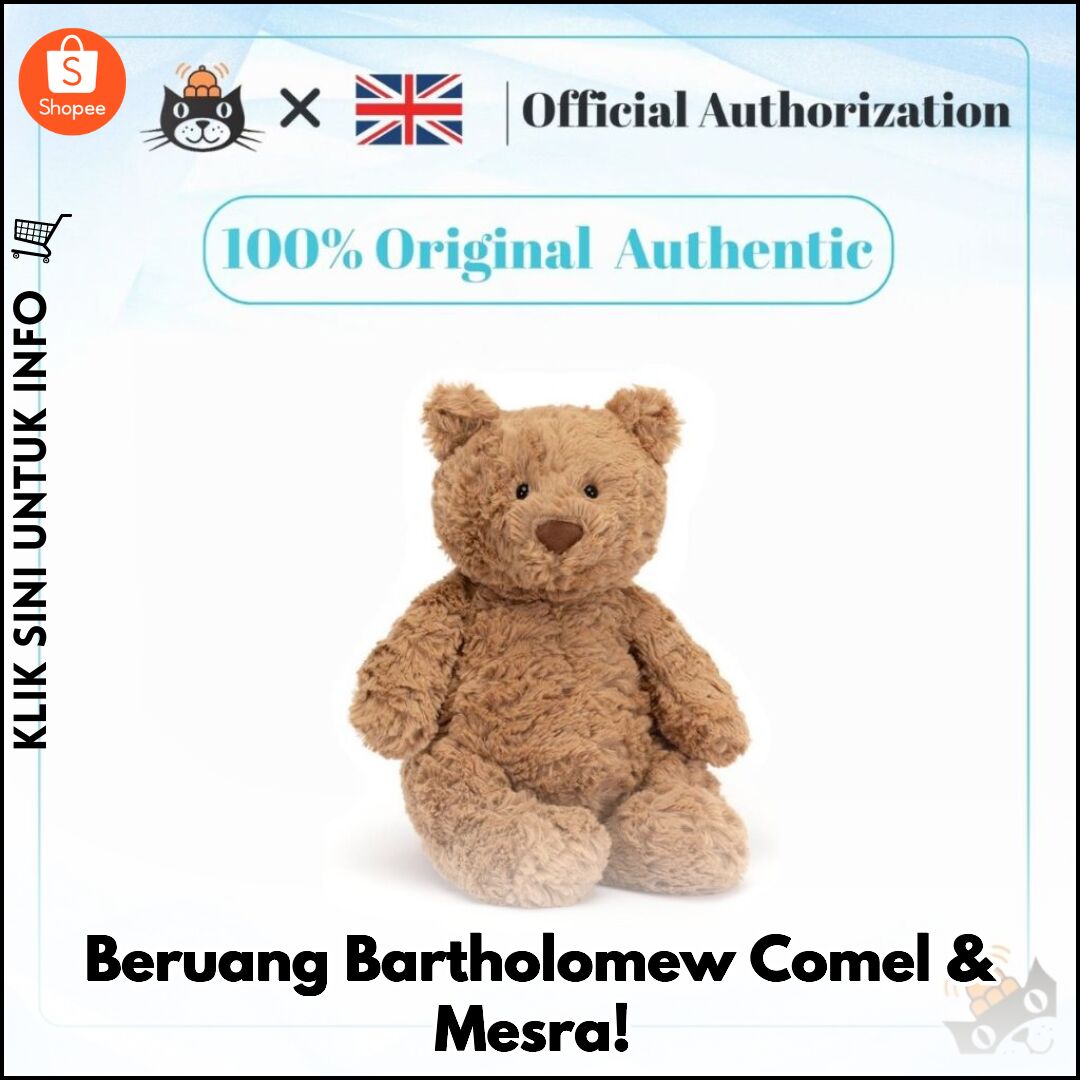Beruang Bartholomew Comel & Asli! Sedia Hantar